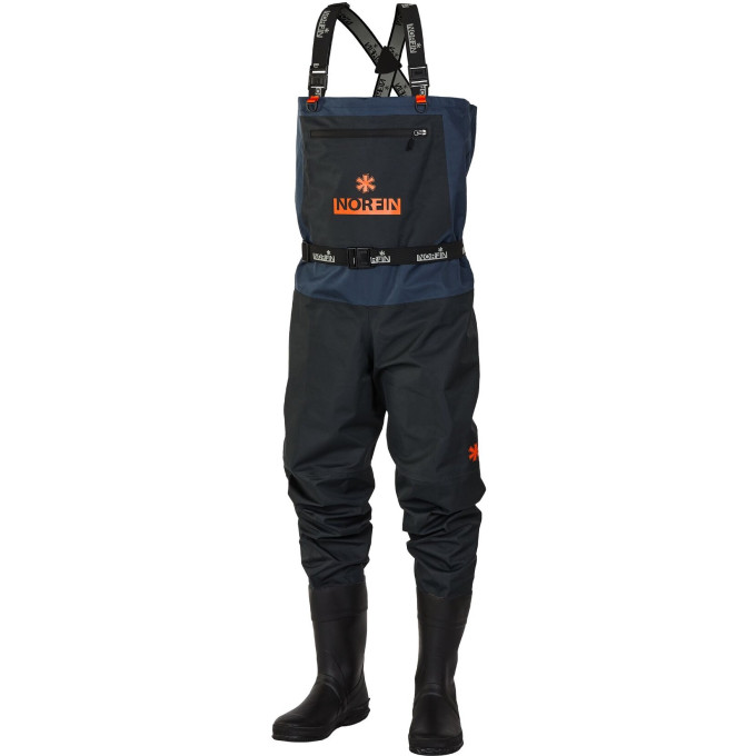 Полукомбинезон забродный NORFIN PILOT BOOTFOOT р.XXL с сапогами резина р.46 82231-46-XXL